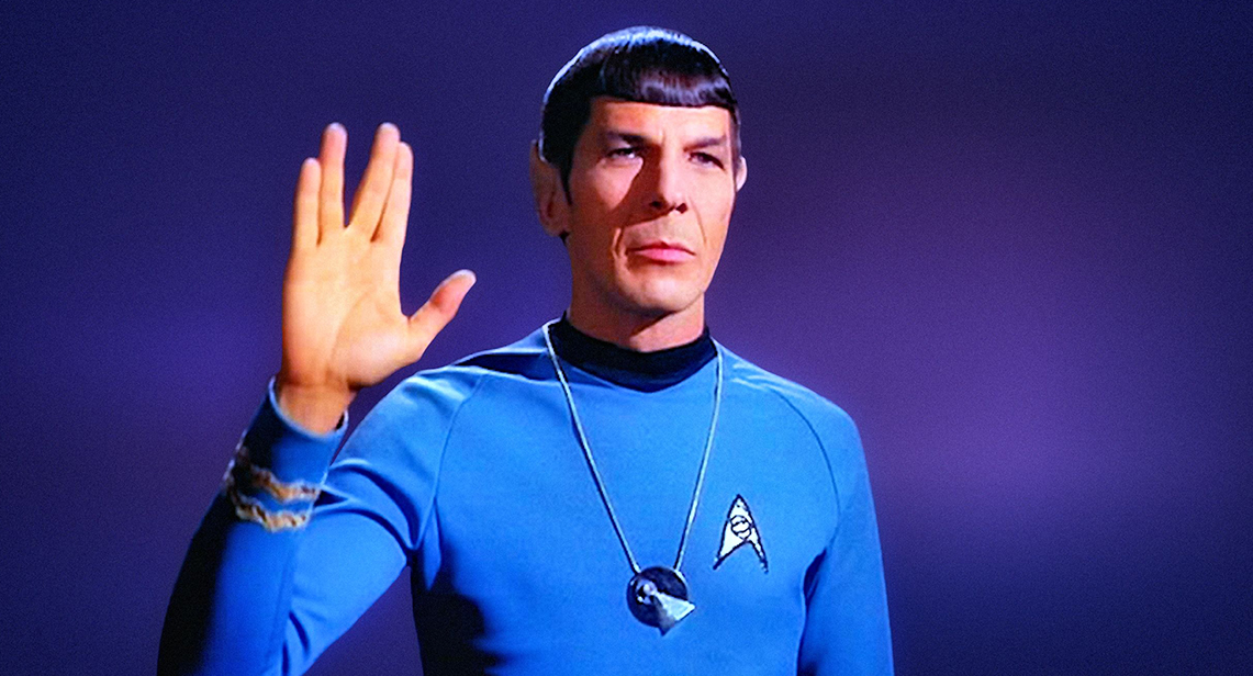 Spock  (Star Trek Saga) - Leonard Nimoi - Vulcanian Salute